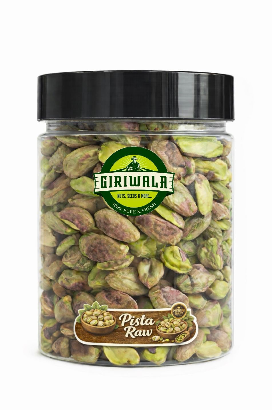 Pista Raw & Plain – 250 g | Premium Unsalted Pistachios