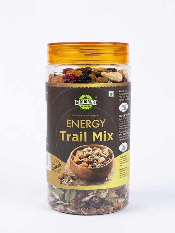 Energy Trail Mix – 500 g Jar | Premium Nuts & Berries Blend