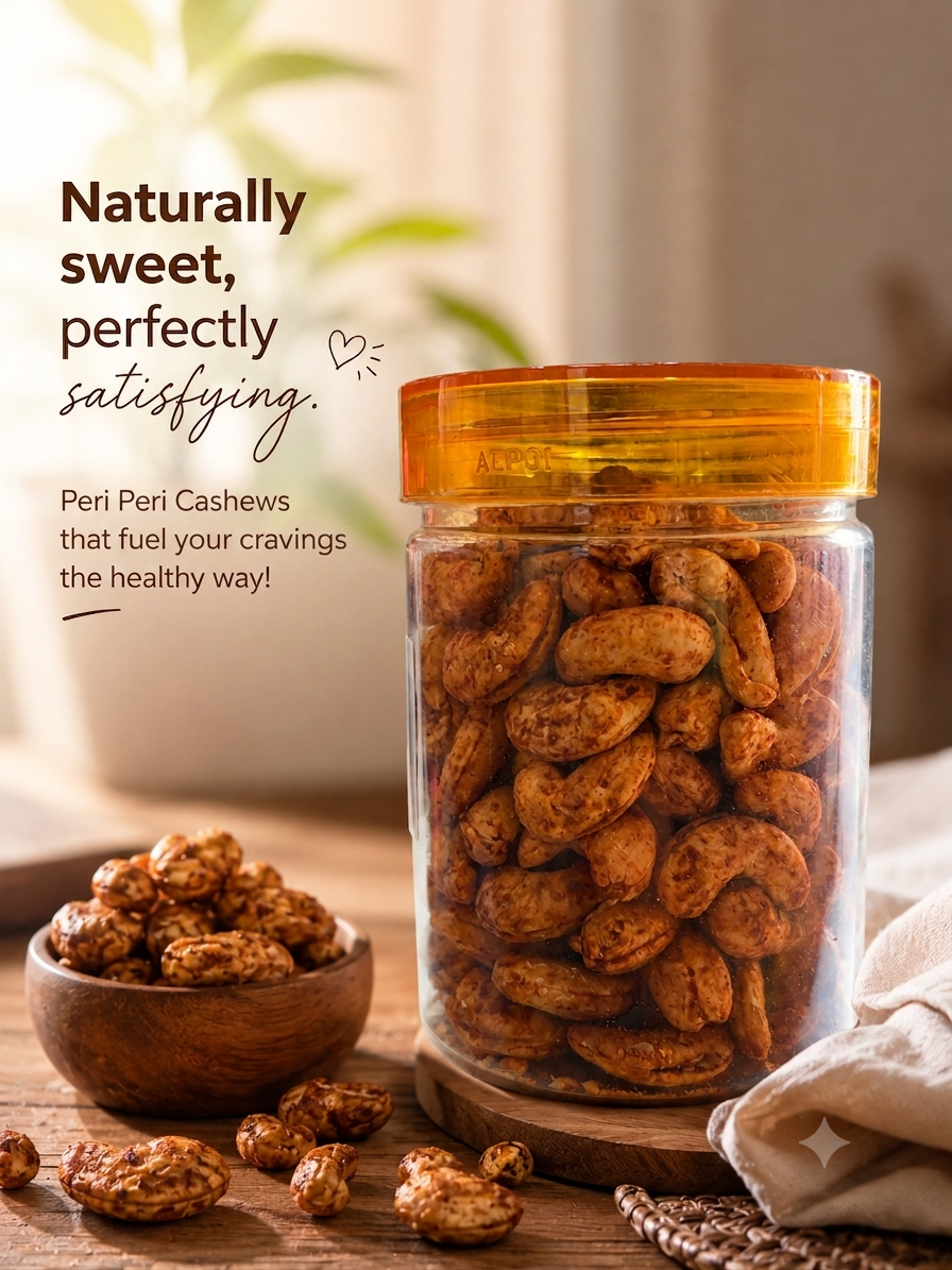 Peri Peri Cashews W320 – 250 g