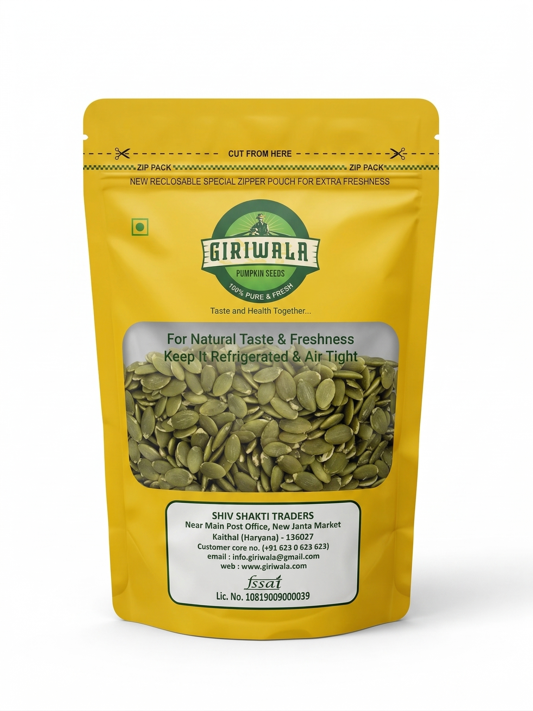 Pumpkin Seeds Plain– 250 g | Zinc-Rich Superfood Seeds