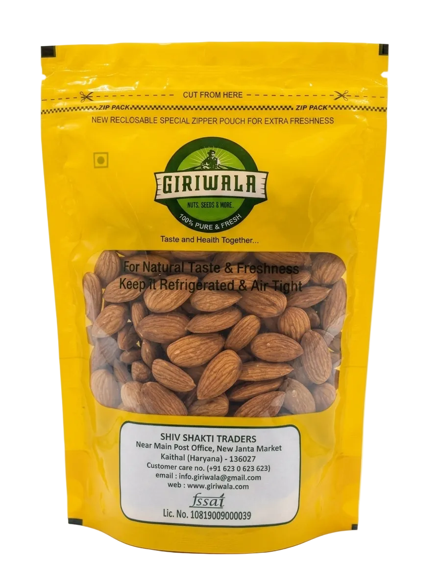 Almonds Californian – 250 g | Premium Raw Badam Pouch